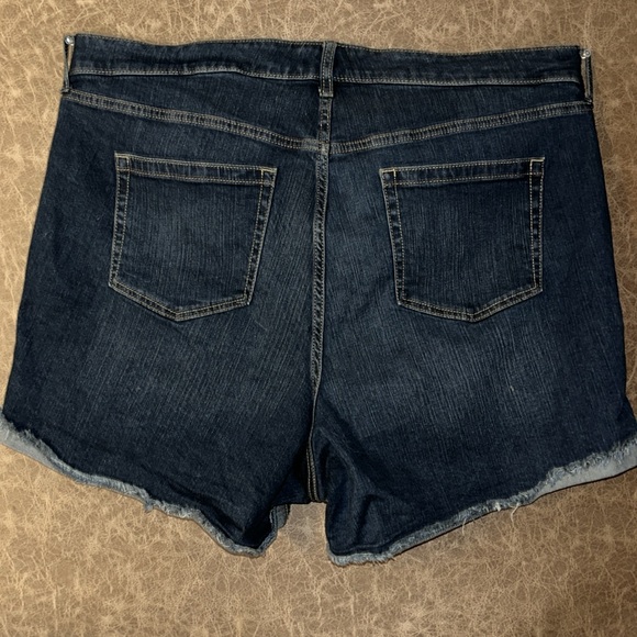Torrid 5 button Jean shorts. Very good condition. Size 20 - Picture 4 of 4